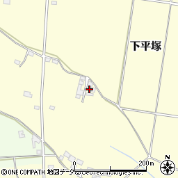 茨城県筑西市下平塚636周辺の地図