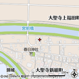 石川県加賀市大聖寺上福田町ニ38周辺の地図