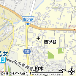長野県小諸市柏木（四ツ谷）周辺の地図