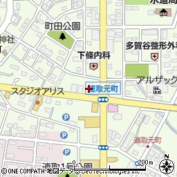 クリーニング・ホシノ　伊勢崎工場周辺の地図