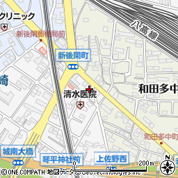 関東武道具周辺の地図