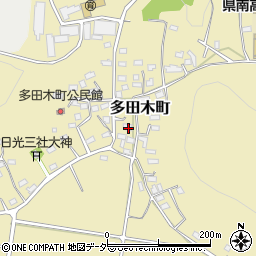 栃木県足利市多田木町564周辺の地図