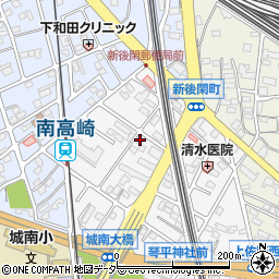 群馬県高崎市新後閑町4-1周辺の地図