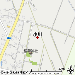 茨城県筑西市小川周辺の地図