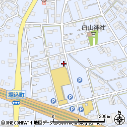 栃木県足利市堀込町267-1周辺の地図