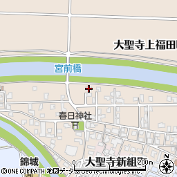 石川県加賀市大聖寺上福田町ニ35-6周辺の地図