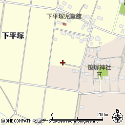 茨城県筑西市下平塚444周辺の地図