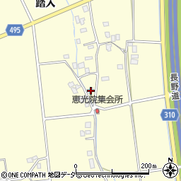長野県安曇野市豊科南穂高1866周辺の地図