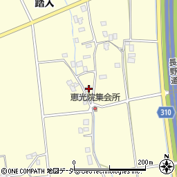 長野県安曇野市豊科南穂高1866周辺の地図