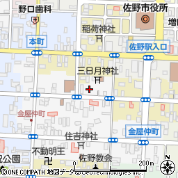 〒327-0027 栃木県佐野市大和町の地図