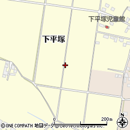 茨城県筑西市下平塚396-1周辺の地図