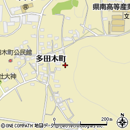 栃木県足利市多田木町1297周辺の地図