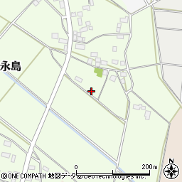茨城県筑西市谷永島83周辺の地図