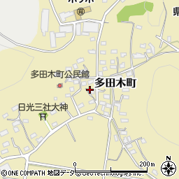 栃木県足利市多田木町561周辺の地図