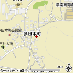 栃木県足利市多田木町505周辺の地図