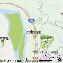 岐阜県飛騨市神岡町麻生野52周辺の地図