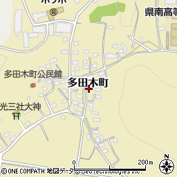 栃木県足利市多田木町506周辺の地図