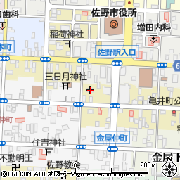 栃木県佐野市亀井町2672周辺の地図