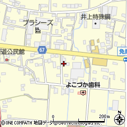 栃木県佐野市免鳥町848周辺の地図
