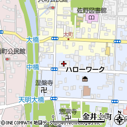 栃木県佐野市天明町2736周辺の地図