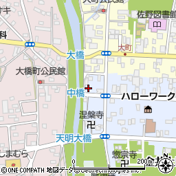 栃木県佐野市天明町2213周辺の地図