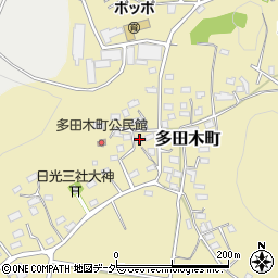 栃木県足利市多田木町560周辺の地図