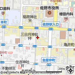 栃木県佐野市亀井町2674-1周辺の地図