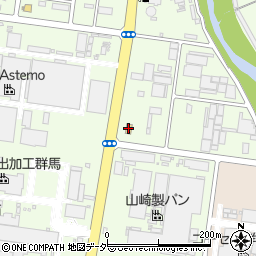 デイリーヤマザキ伊勢崎工業団地店周辺の地図