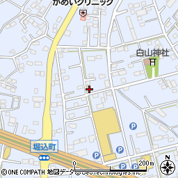 栃木県足利市堀込町290-8周辺の地図