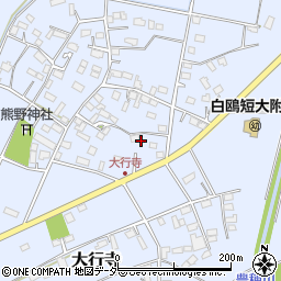 栃木県小山市大行寺289周辺の地図