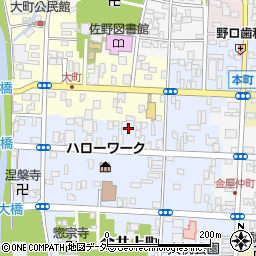 栃木県佐野市天明町2720周辺の地図