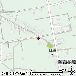 長野県安曇野市穂高柏原4612周辺の地図