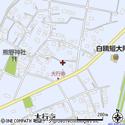 栃木県小山市大行寺225周辺の地図