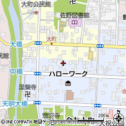 栃木県佐野市天明町2728周辺の地図