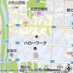 栃木県佐野市天明町2725周辺の地図