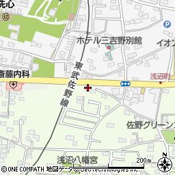 栃木県佐野市富岡町334周辺の地図