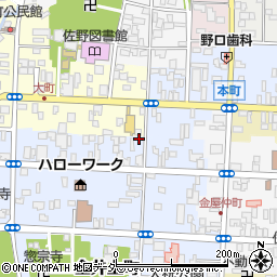 栃木県佐野市天明町2715周辺の地図