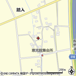 長野県安曇野市豊科南穂高1863-1周辺の地図