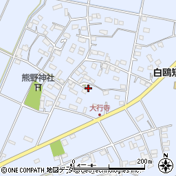 栃木県小山市大行寺273周辺の地図