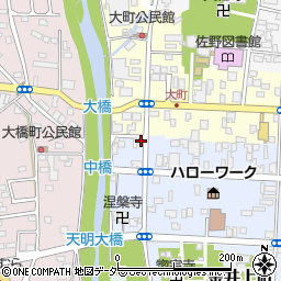 栃木県佐野市天明町2211周辺の地図