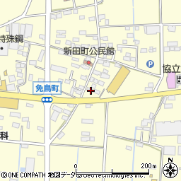 栃木県佐野市免鳥町484周辺の地図