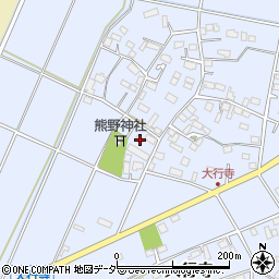 栃木県小山市大行寺226周辺の地図