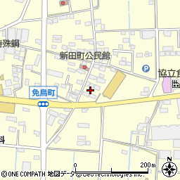 栃木県佐野市免鳥町486周辺の地図