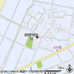 栃木県小山市大行寺227周辺の地図