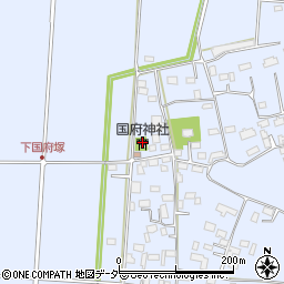 国府神社周辺の地図