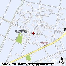 栃木県小山市大行寺275周辺の地図