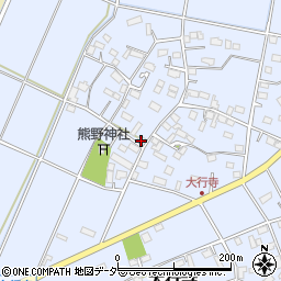 栃木県小山市大行寺232周辺の地図