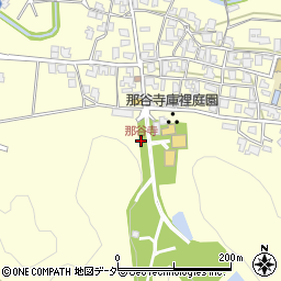 那谷寺周辺の地図