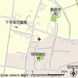 茨城県筑西市下平塚60周辺の地図