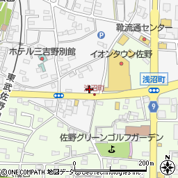栃木県佐野市富岡町345周辺の地図